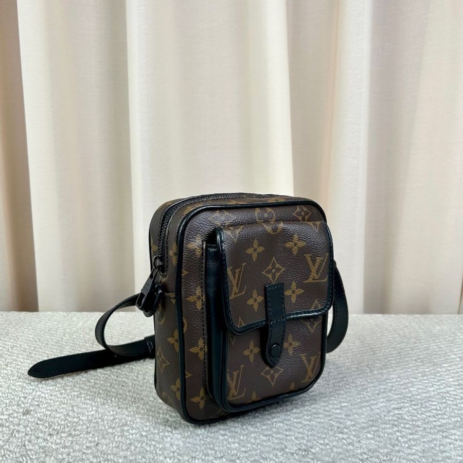 LV路易威登Christopher老花相機包 經典老花-2