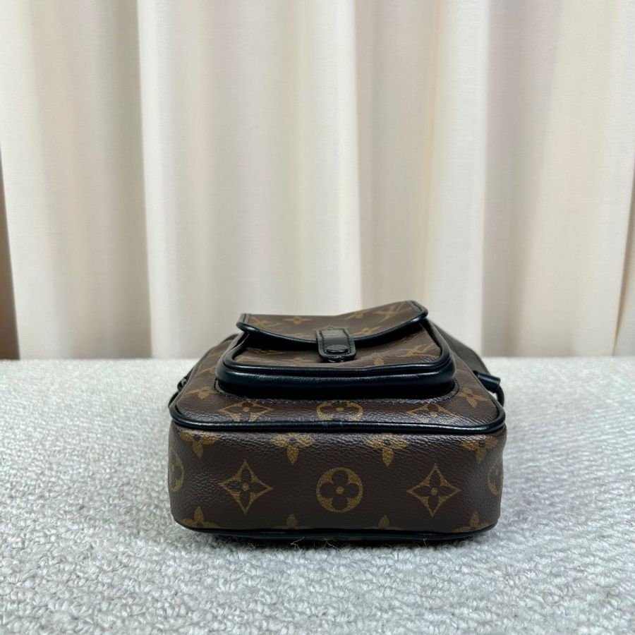 LV路易威登Christopher老花相機包 經典老花-4