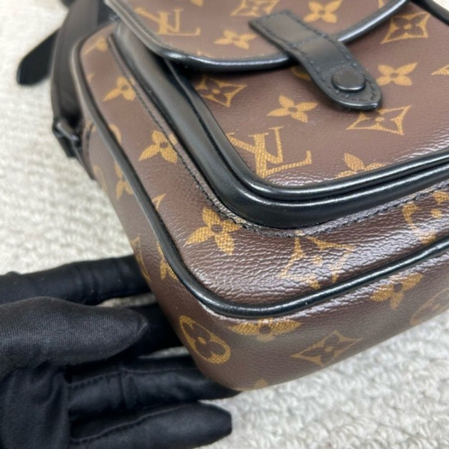 LV路易威登Christopher老花相機包 經典老花-8