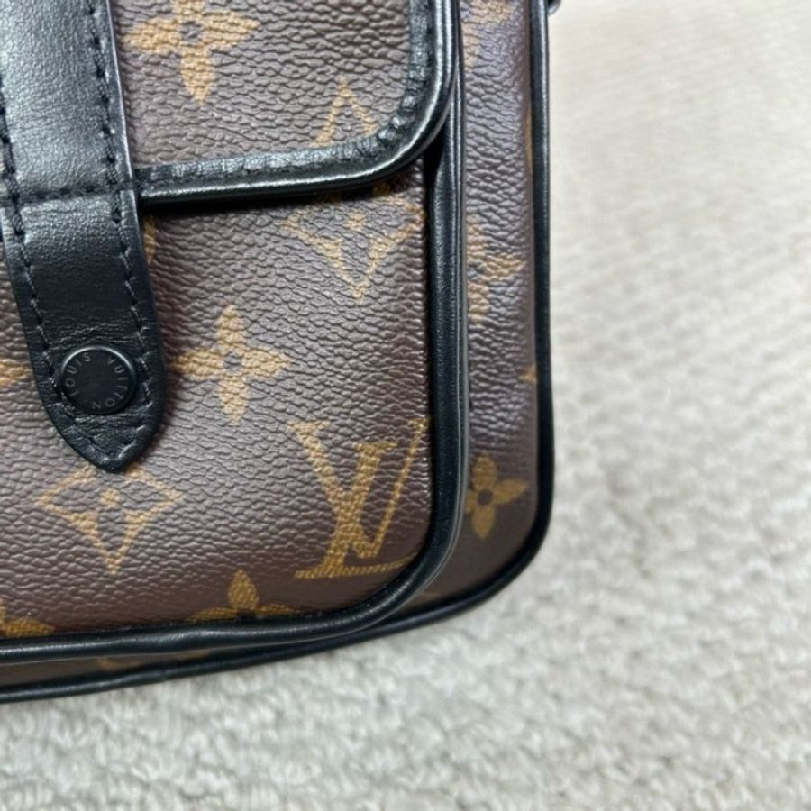 LV路易威登Christopher老花相機包 經典老花-12