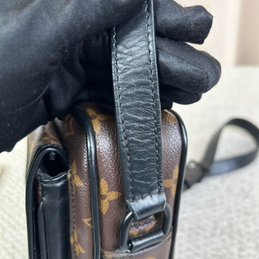 LV路易威登Christopher老花相機包 經典老花-18