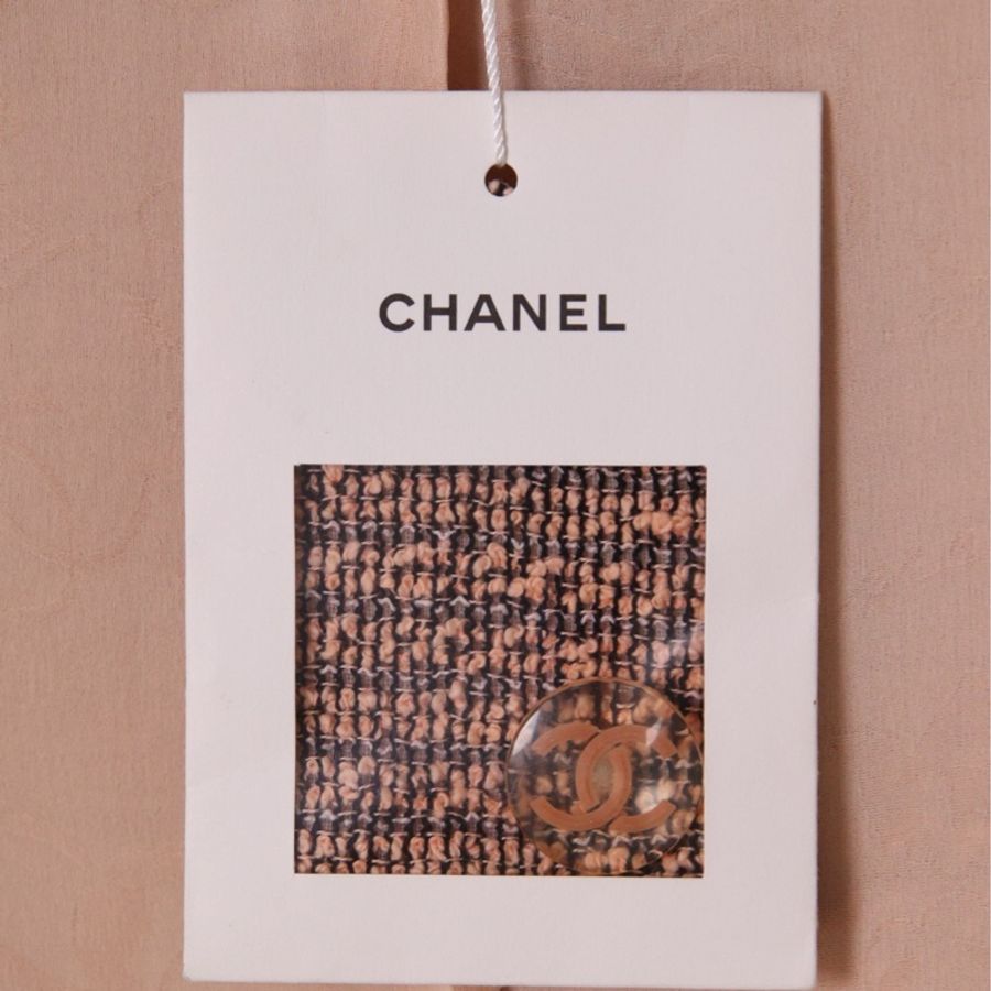 Chanel 18年瀑布系列橘色流苏滚边7分袖上衣外套-24