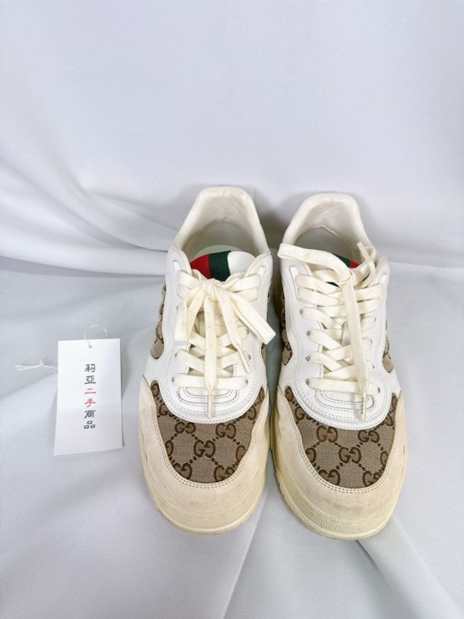 莉亞精品♡ Gucci Re-Web 休閒鞋 #9 二手美鞋-2