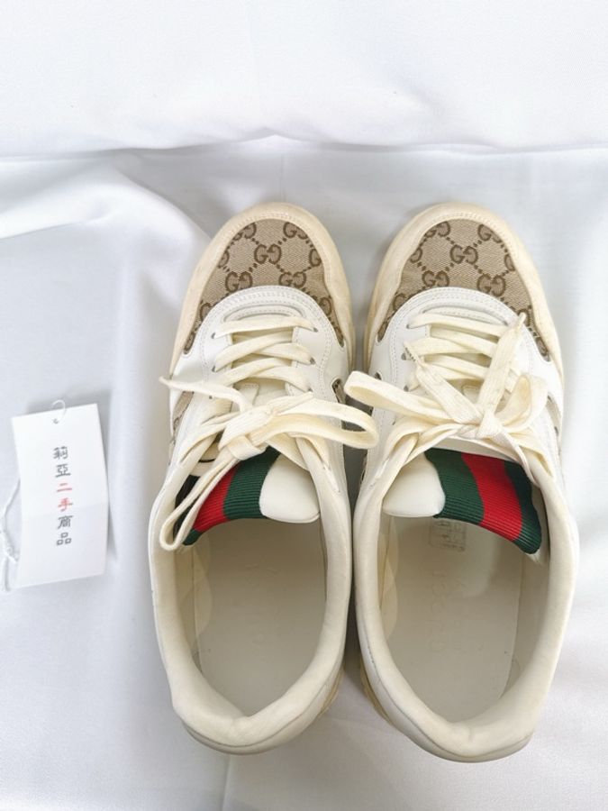 莉亞精品♡ Gucci Re-Web 休閒鞋 #9 二手美鞋-9