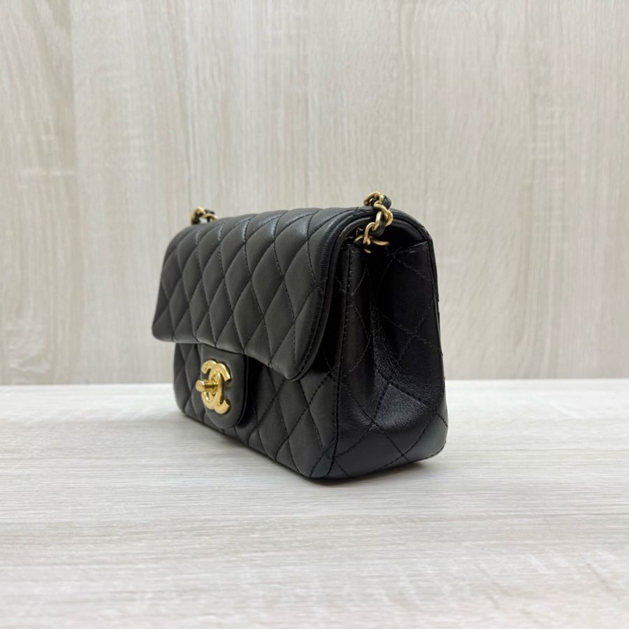 CHANEL黑金羊皮雙C調節CF20/AS5759-2