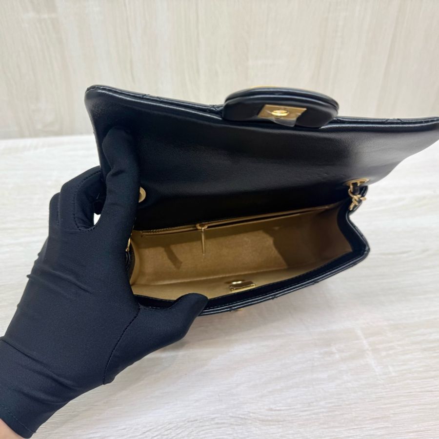 CHANEL黑金羊皮雙C調節CF20/AS5759-6