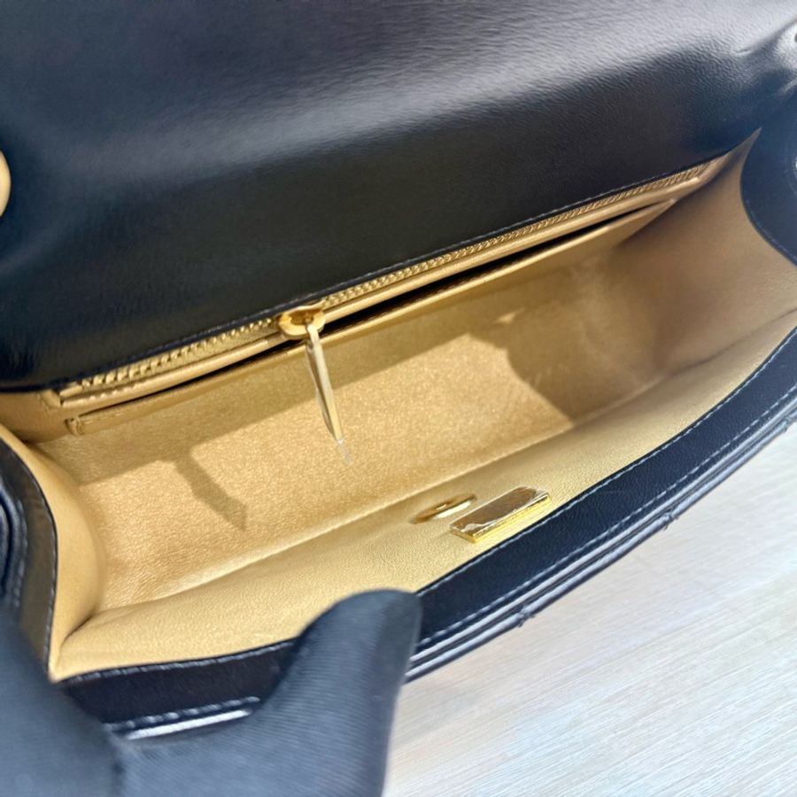 CHANEL黑金羊皮雙C調節CF20/AS5759-8