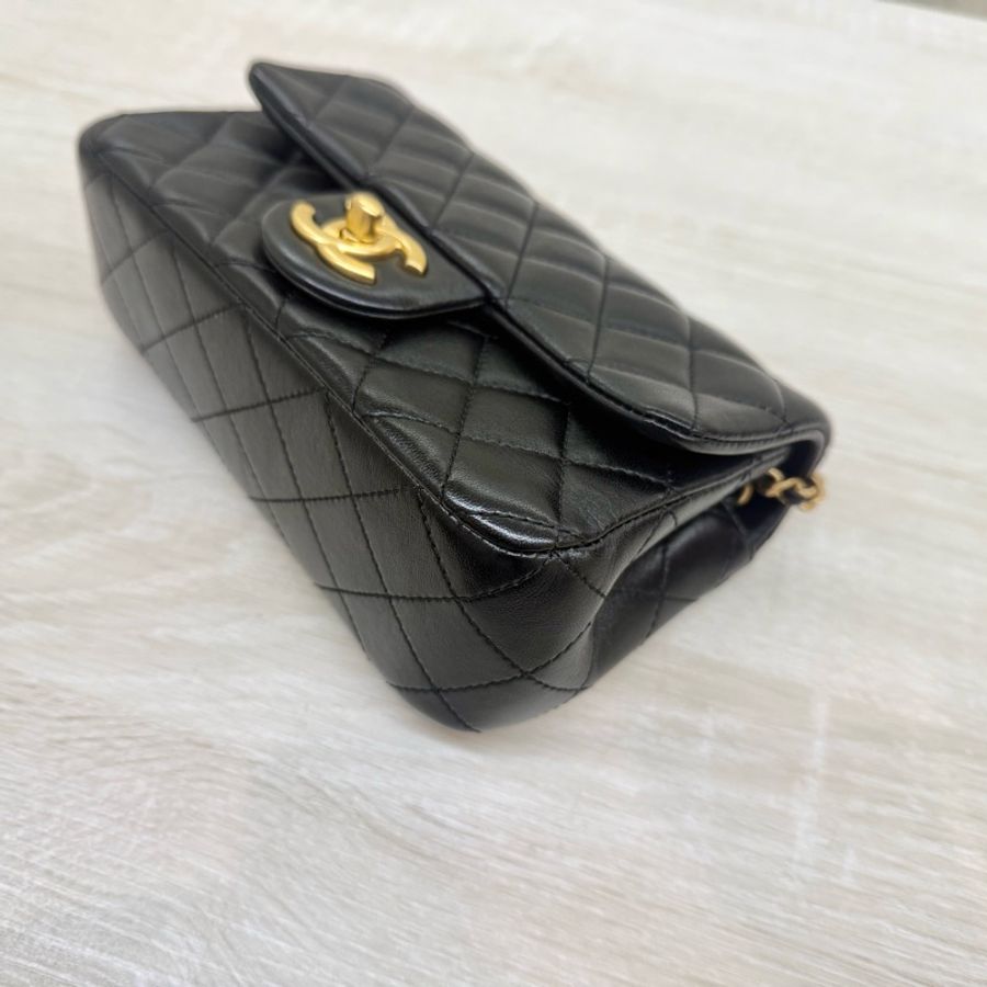 CHANEL黑金羊皮雙C調節CF20/AS5759-14