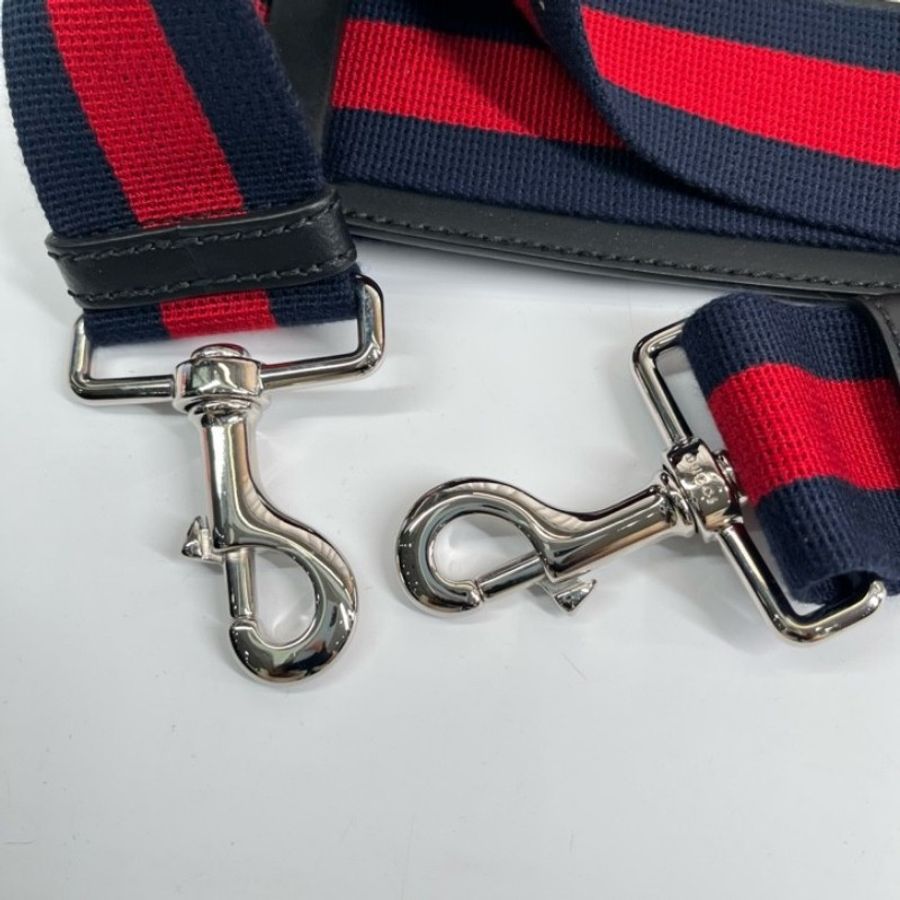 GUCCI古馳 男士黑色老花手提電腦公事包-25