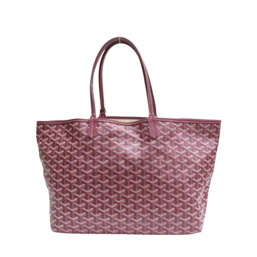 酒紅色 PVC塗層帆布 Saint Louis 肩背包【GOYARD 高雅德】 STLOUIPMLTY09CL09P-1