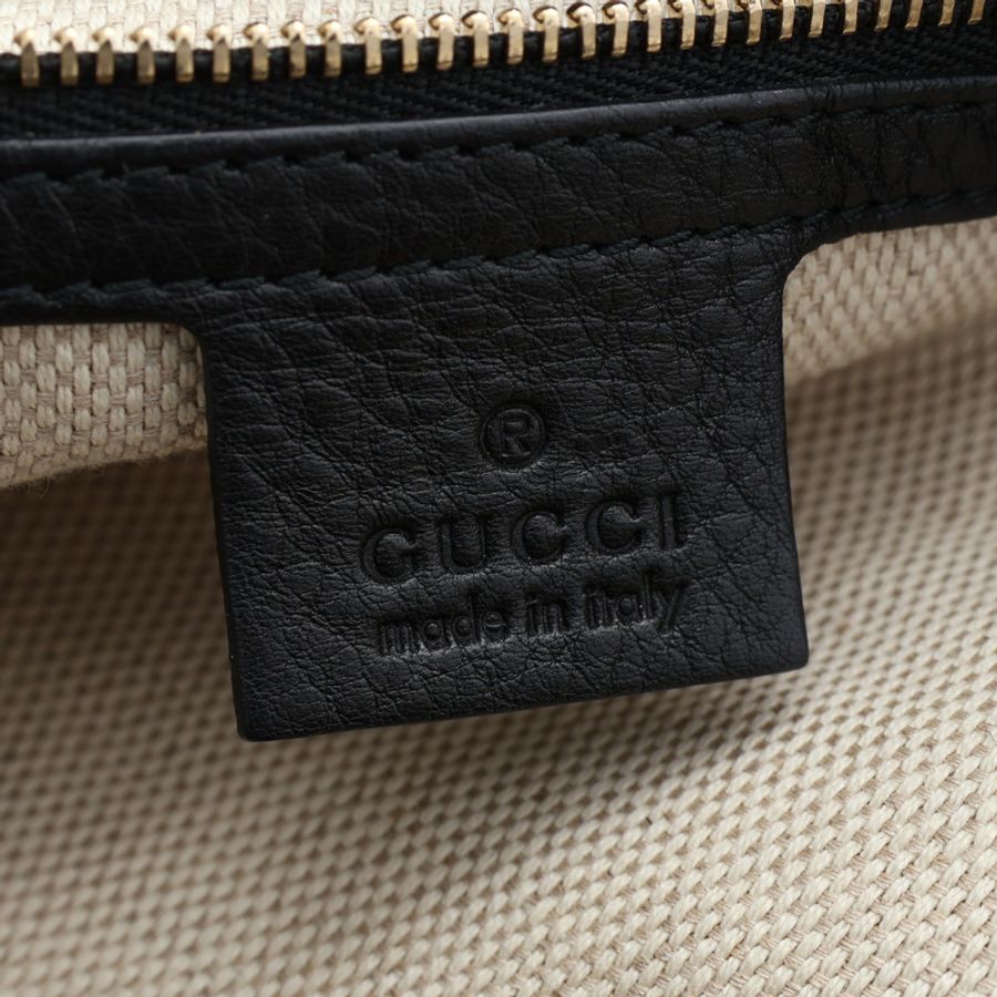 黑色 牛皮 Soho Chain Hobo 肩背包【GUCCI 古馳】 326706-3