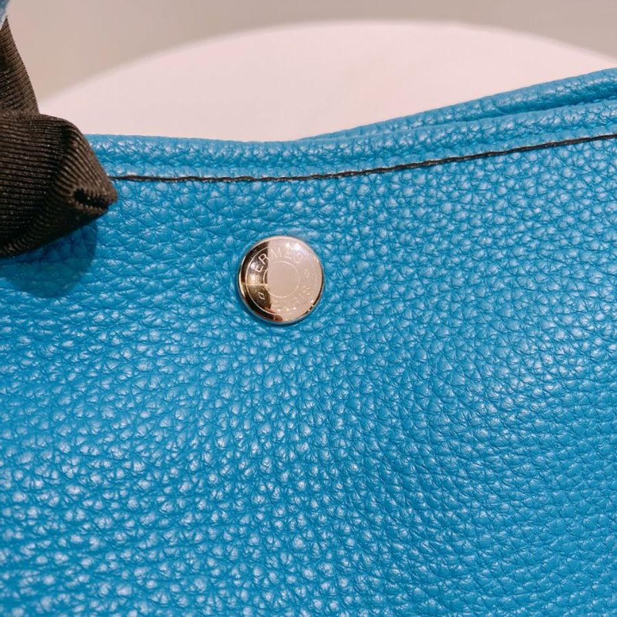 TW4885	Hermes 愛馬仕中號花園派對手提包包 Garden Party 36 Negonda Bleu Zanzibar-9