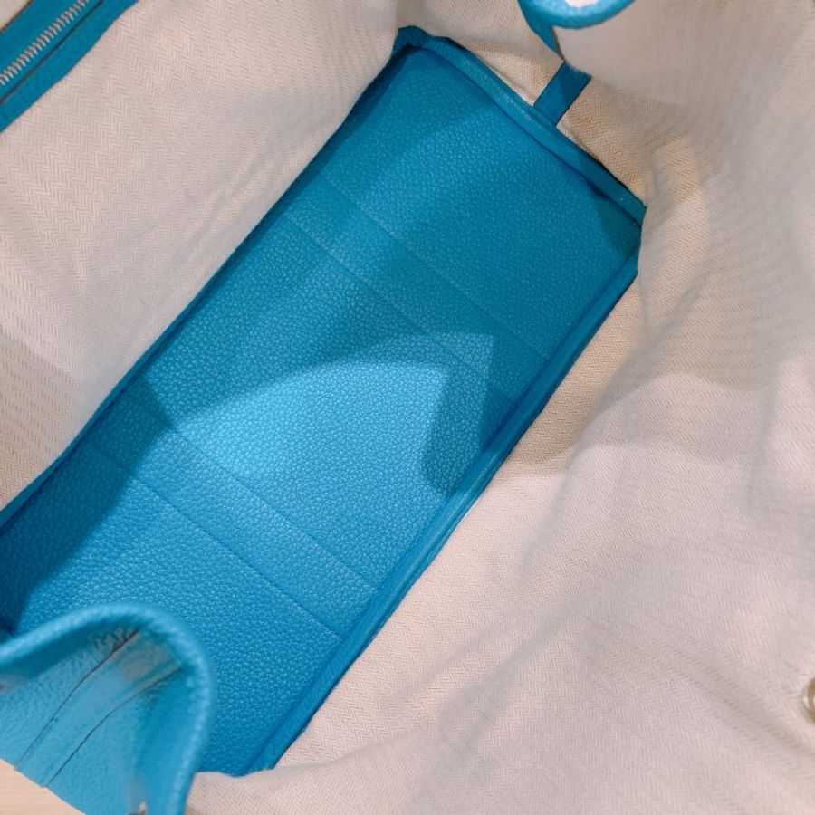 TW4885	Hermes 愛馬仕中號花園派對手提包包 Garden Party 36 Negonda Bleu Zanzibar-12