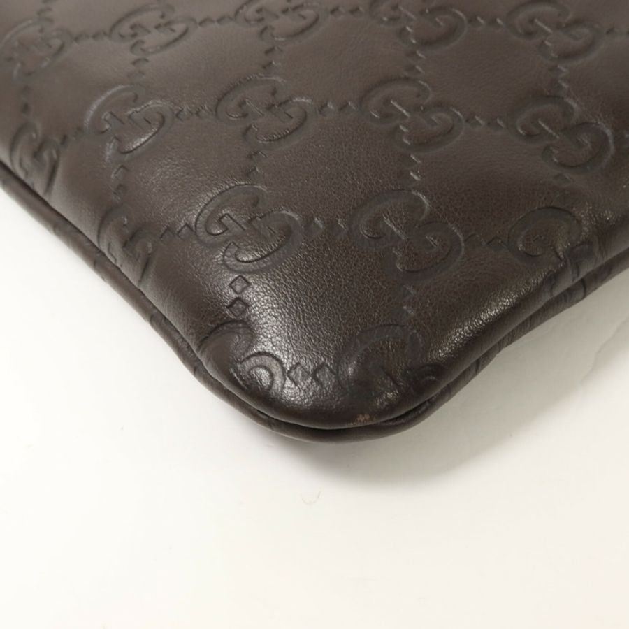 GUCCI 牛皮皮革Guccissima Mini Messenger肩背袋-14