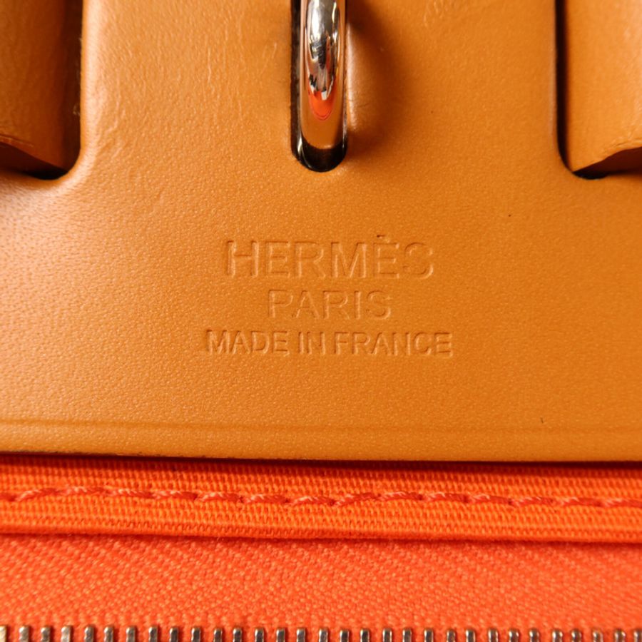 HERMES 帆布Herbag PM手挽肩背兩用袋Capucine-5