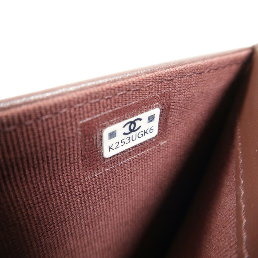 CHANEL 牛皮皮革Classic Medium Flap Wallet長錢包-8