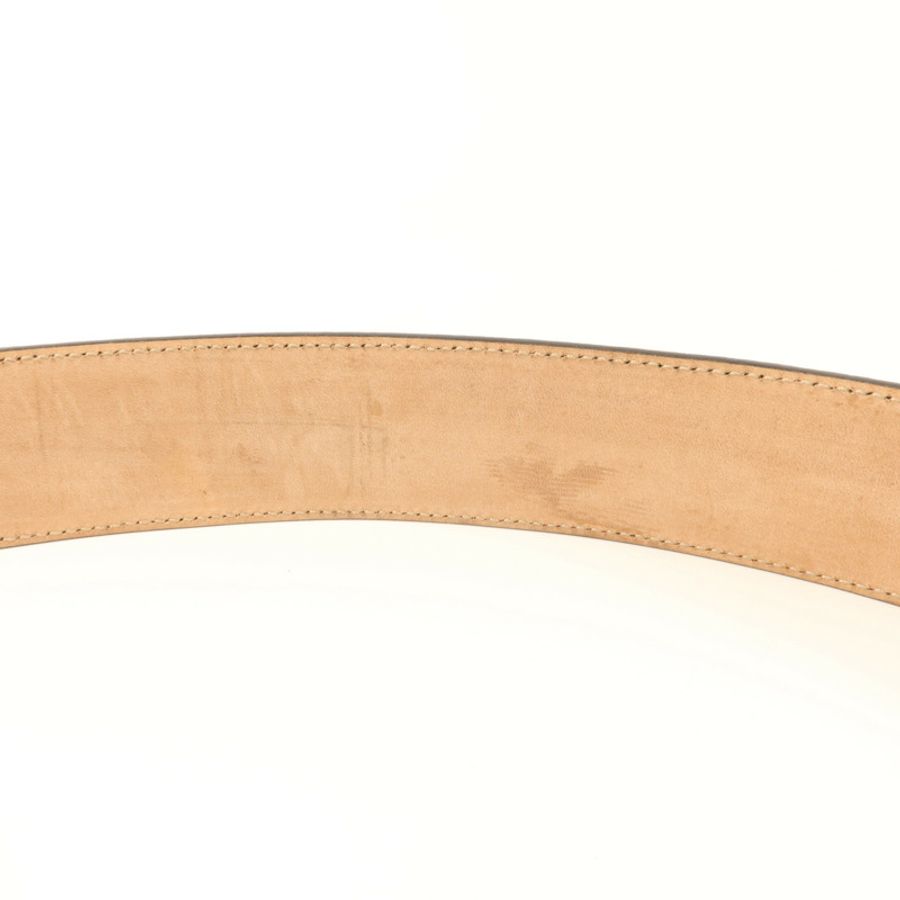 GUCCI 塗層帆布Interlocking G Belt 100x40皮帶-6