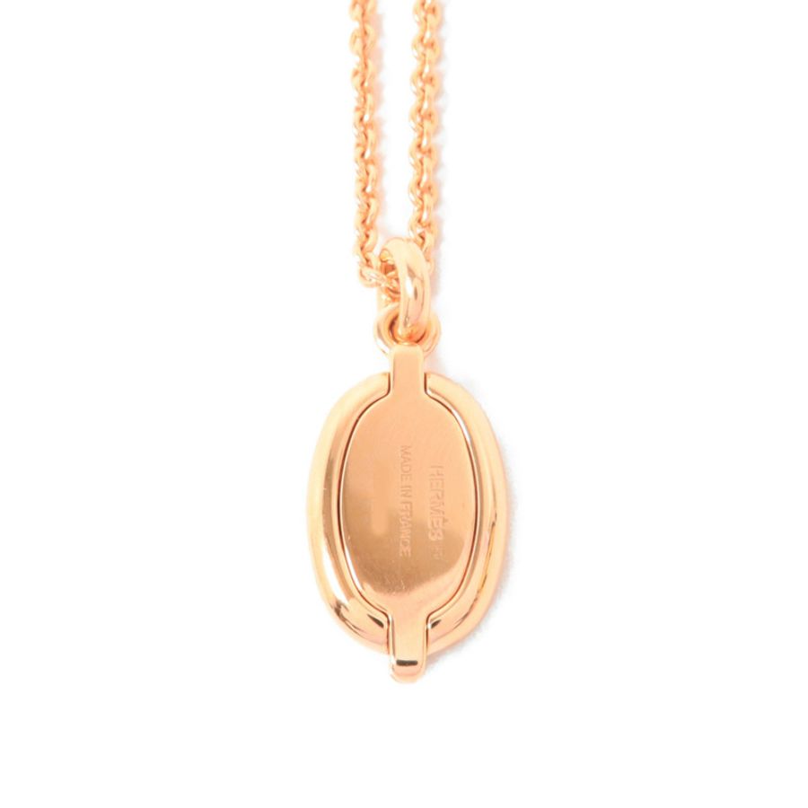 HERMES 金屬Mini Malillon Pendant項鍊-1