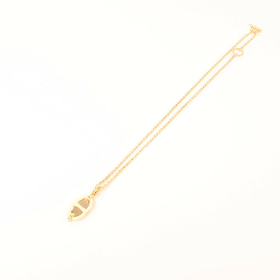 HERMES 金屬Mini Malillon Pendant項鍊-4