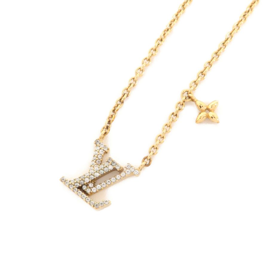 LOUIS VUITTON 金屬/水晶LV Iconic Necklace項鍊-2