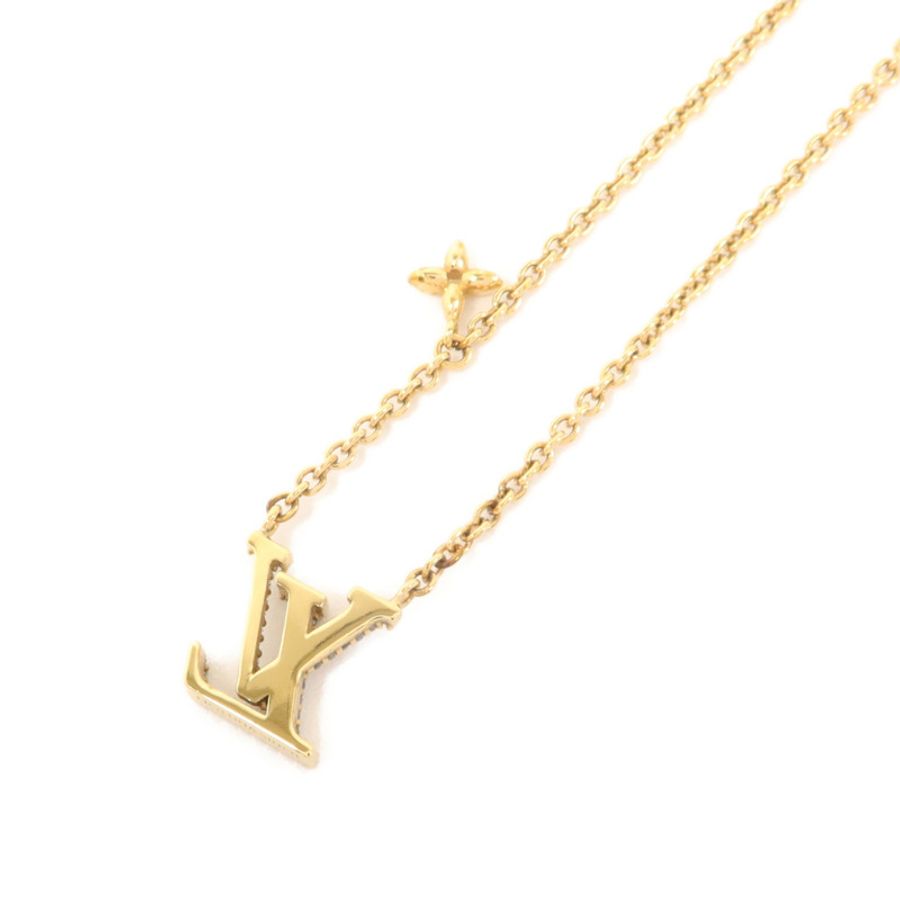 LOUIS VUITTON 金屬/水晶LV Iconic Necklace項鍊-3