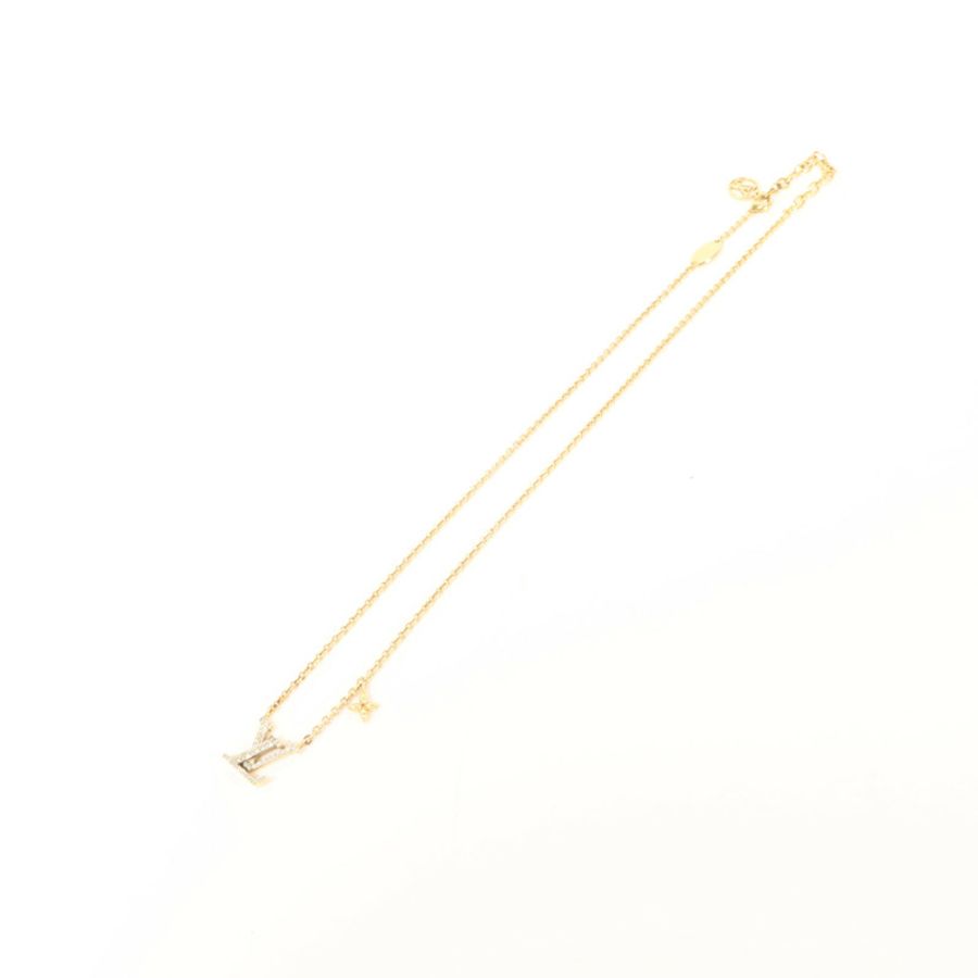 LOUIS VUITTON 金屬/水晶LV Iconic Necklace項鍊-4