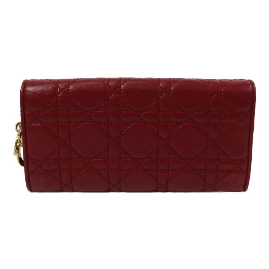 Dior 羊皮皮革Lady Dior Wallet On Chain鏈帶肩背袋-2