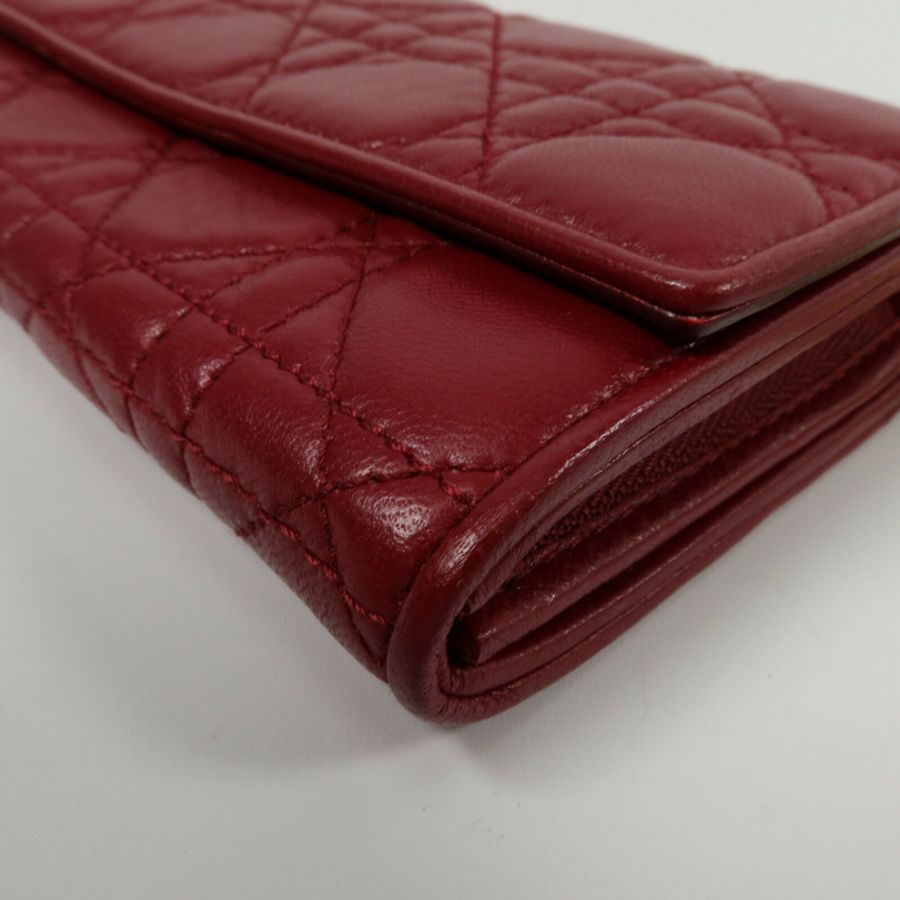 Dior 羊皮皮革Lady Dior Wallet On Chain鏈帶肩背袋-11