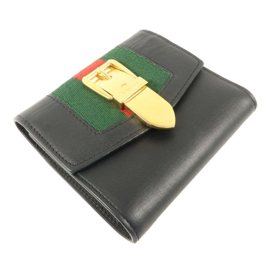 GUCCI 牛皮皮革Trifold Wallet錢包-2