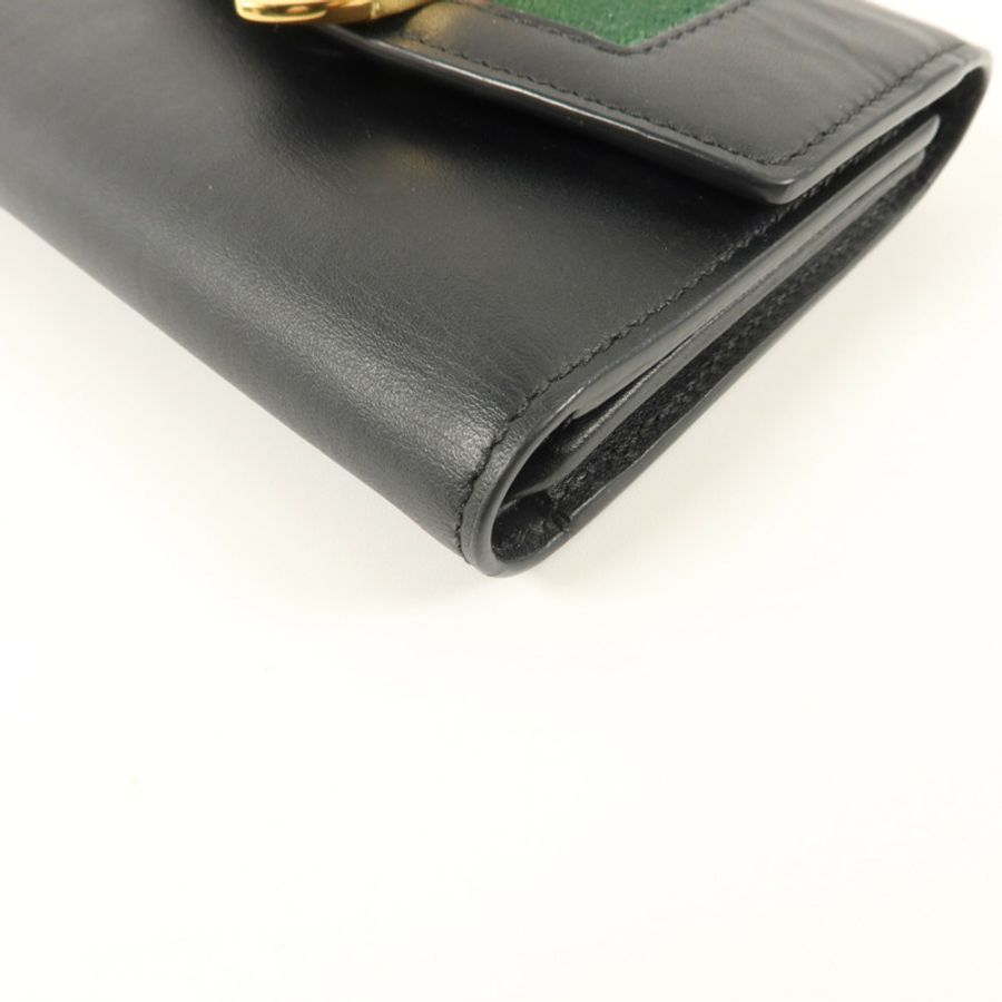 GUCCI 牛皮皮革Trifold Wallet錢包-10