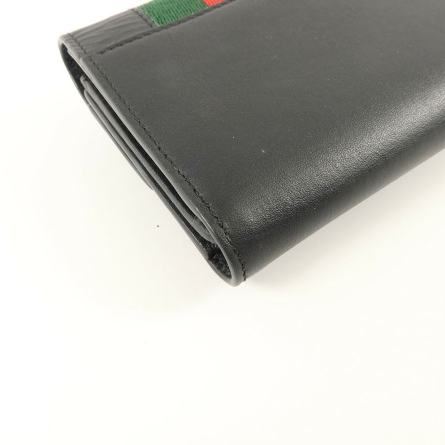 GUCCI 牛皮皮革Trifold Wallet錢包-13