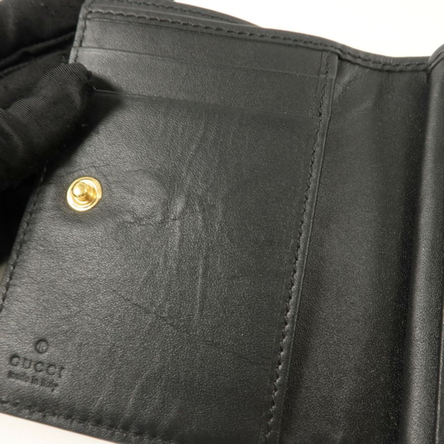 GUCCI 牛皮皮革Trifold Wallet錢包-17