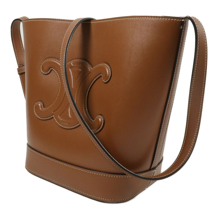 CELINE 牛皮皮革Cuir Triomphe Bucket Bag肩背袋-1