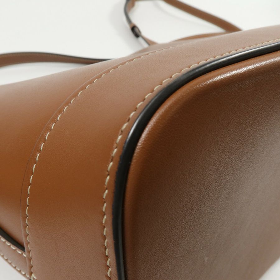 CELINE 牛皮皮革Cuir Triomphe Bucket Bag肩背袋-10