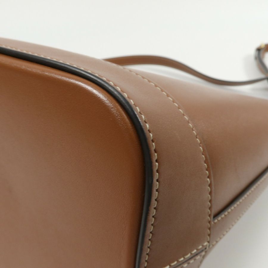 CELINE 牛皮皮革Cuir Triomphe Bucket Bag肩背袋-11