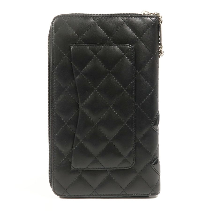 CHANEL 牛皮皮革Cambon Long Wallet長錢包-1