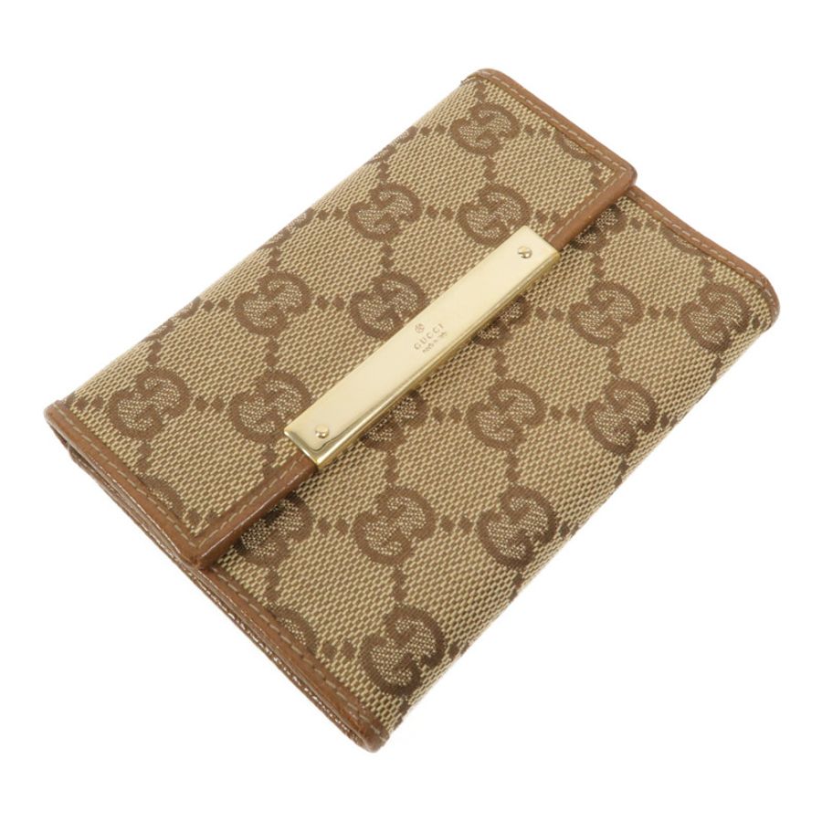 GUCCI 帆布Tri-fold Wallet錢包-4