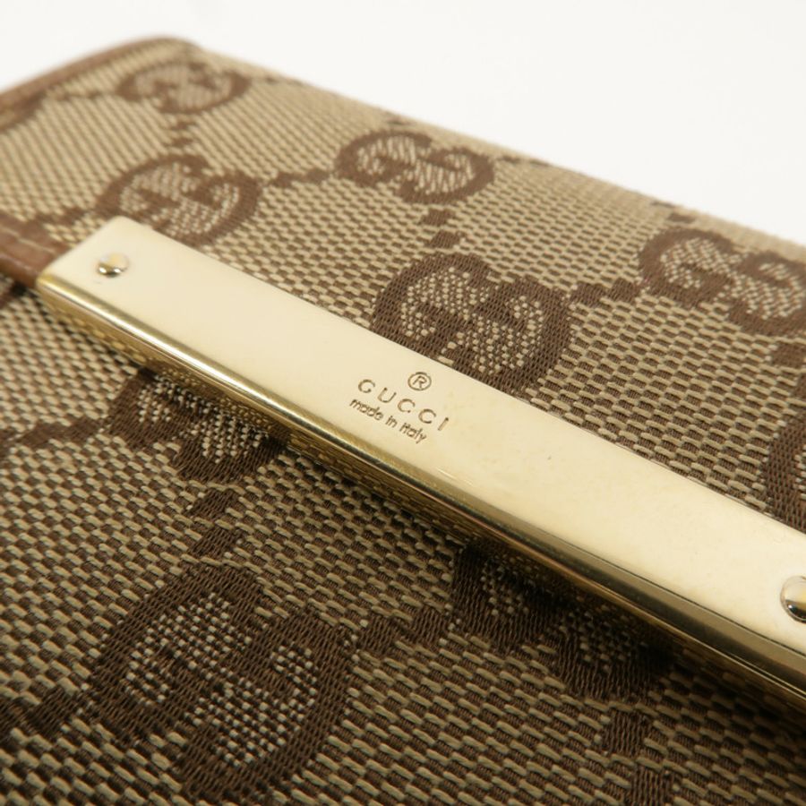 GUCCI 帆布Tri-fold Wallet錢包-10