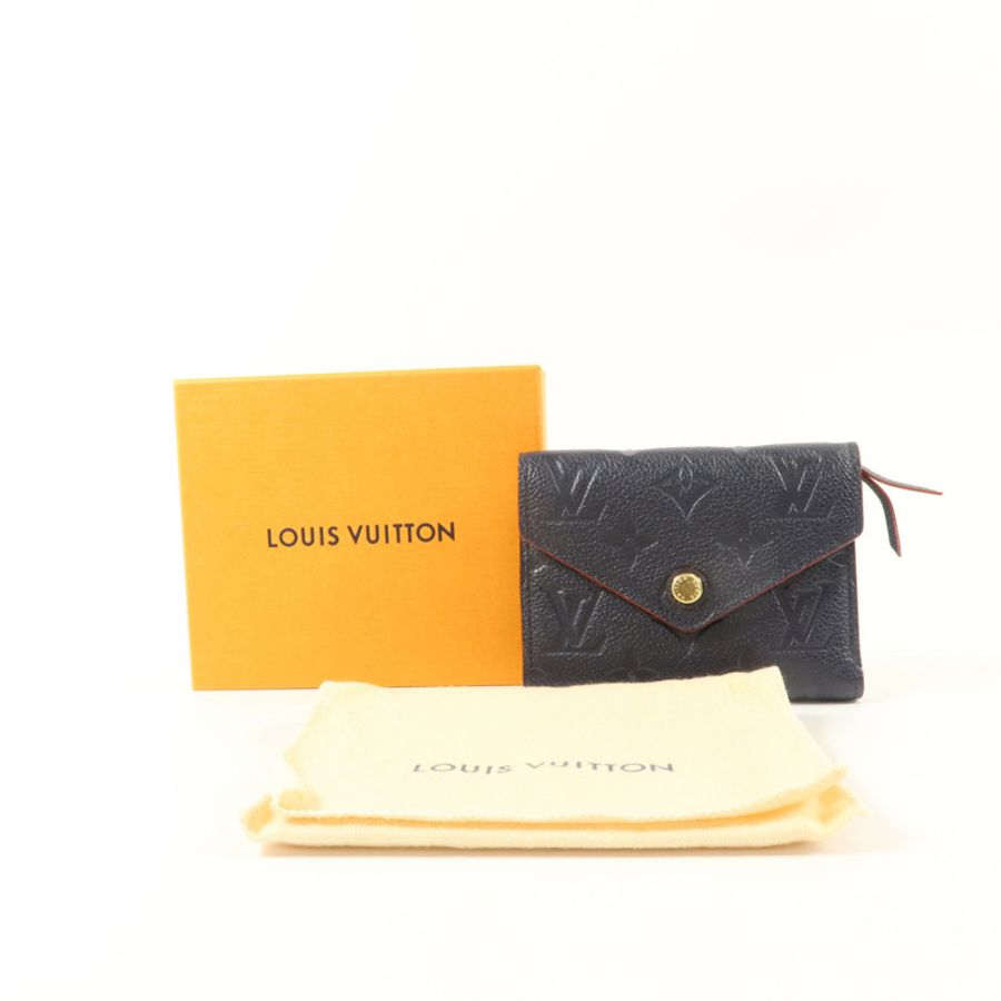 LOUIS VUITTON Monogram Empreinte Victorine Wallet錢包-9