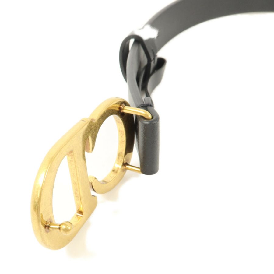 Dior 牛皮皮革Saddle Belt 85cm皮帶-3