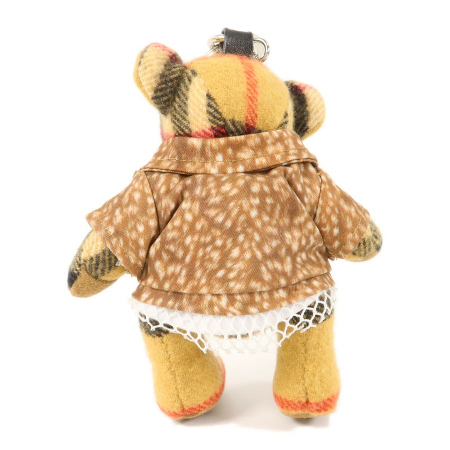 BURBERRY 羊絨/聚酯纖維Thomas Bear Key Chain鎖匙扣-1