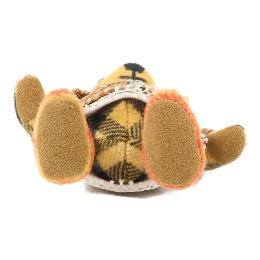 BURBERRY 羊絨/聚酯纖維Thomas Bear Key Chain鎖匙扣-3