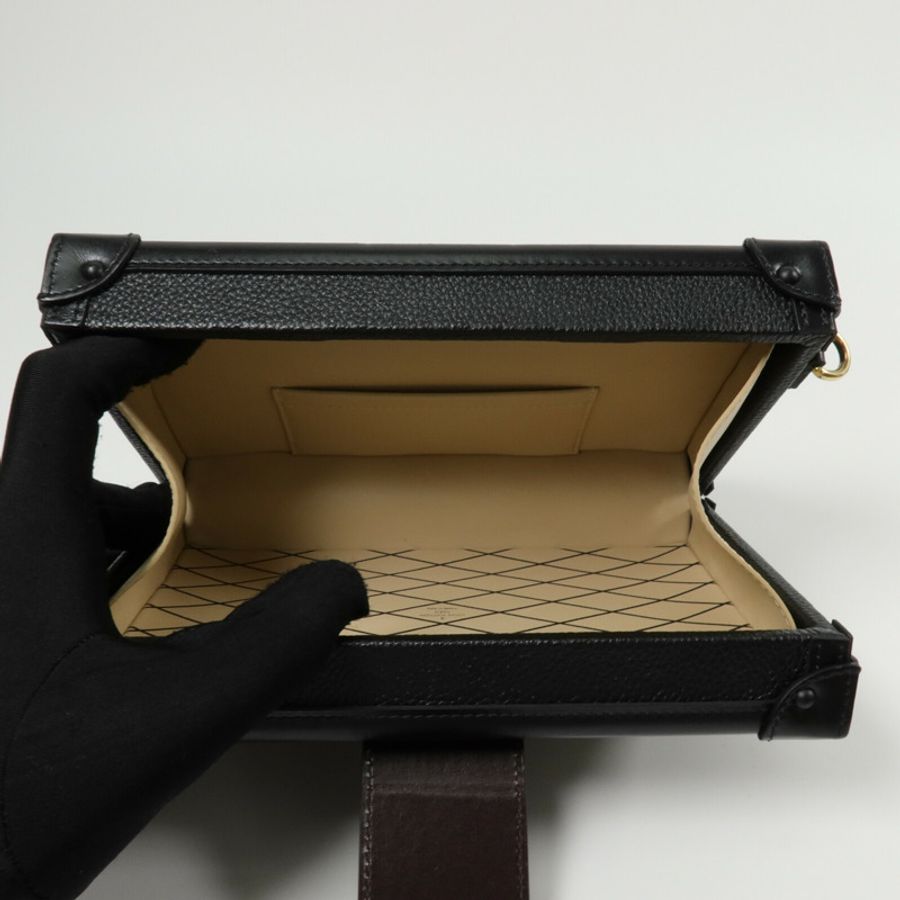 LOUIS VUITTON 牛皮皮革Petite Malle肩背袋-4