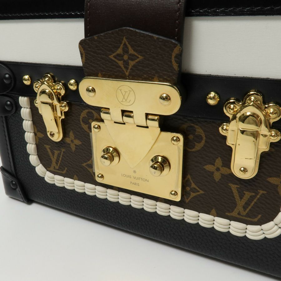 LOUIS VUITTON 牛皮皮革Petite Malle肩背袋-7