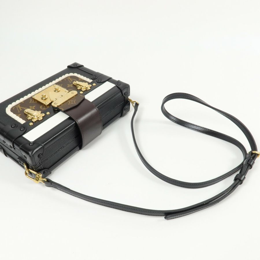 LOUIS VUITTON 牛皮皮革Petite Malle肩背袋-8