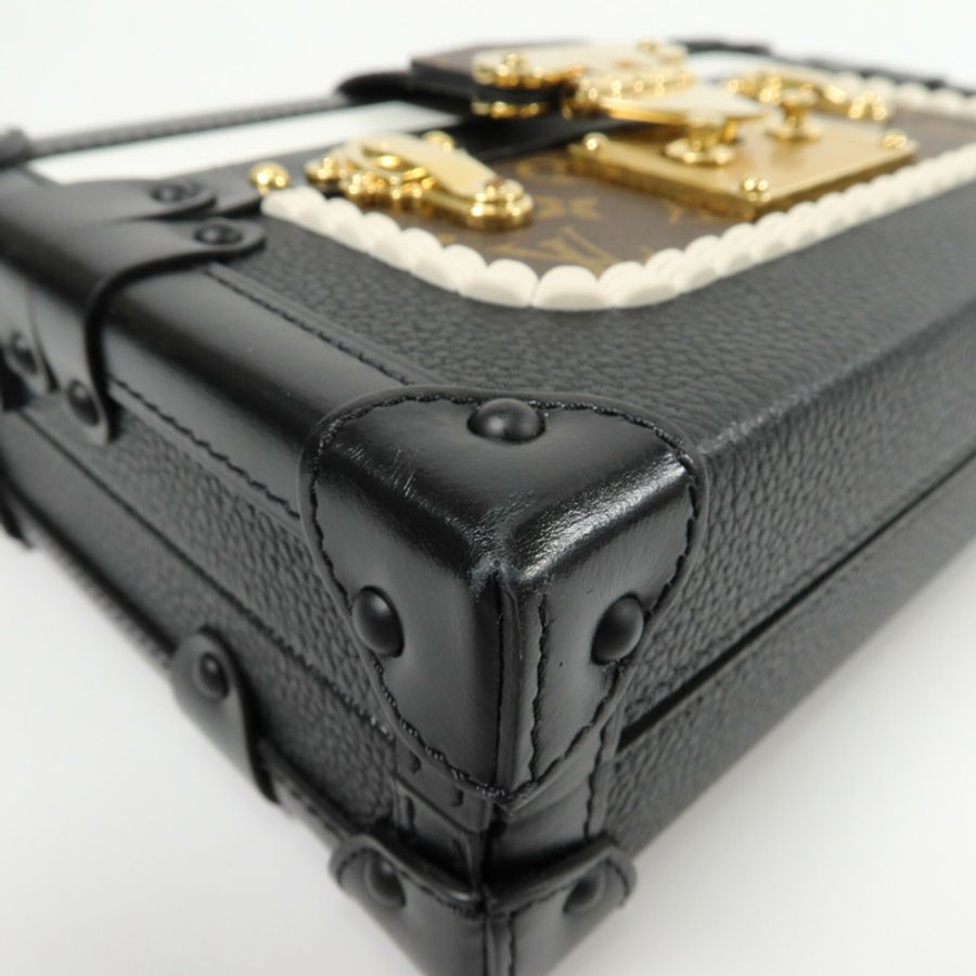 LOUIS VUITTON 牛皮皮革Petite Malle肩背袋-9