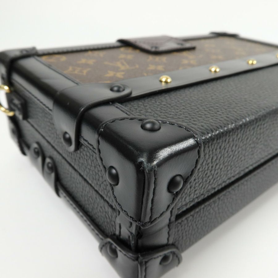 LOUIS VUITTON 牛皮皮革Petite Malle肩背袋-11