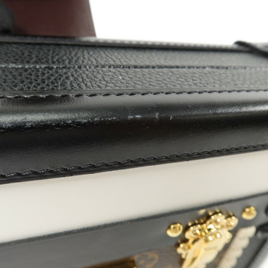 LOUIS VUITTON 牛皮皮革Petite Malle肩背袋-13