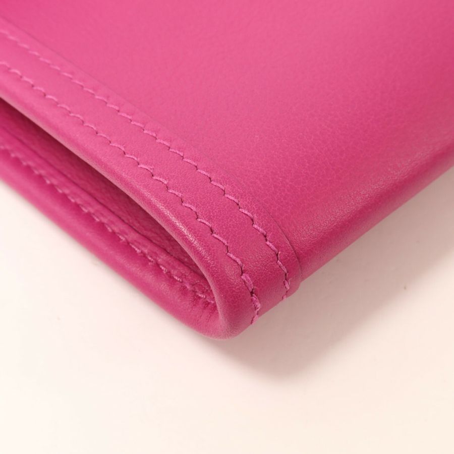 HERMES Swift皮革Jige Elan 29手拿包Rose Purple-9