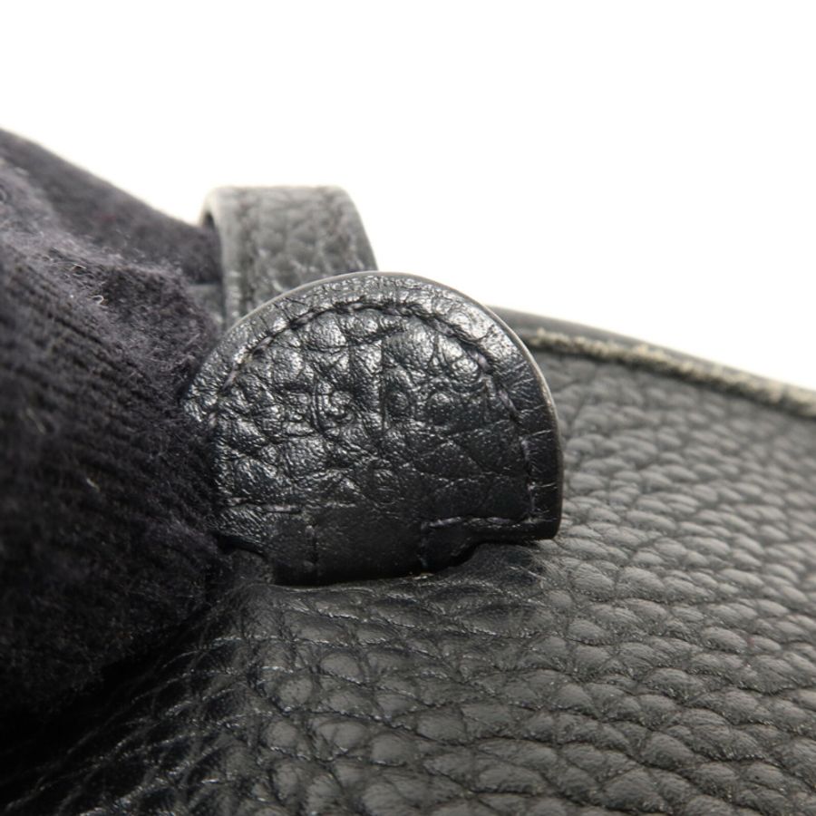 HERMES Clemence皮革Evelyne TPM肩背袋Noir-6